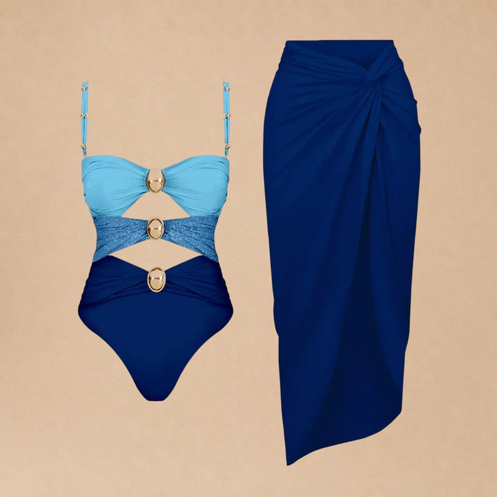 Raiz – Beach Twin Set with Satin Skirt