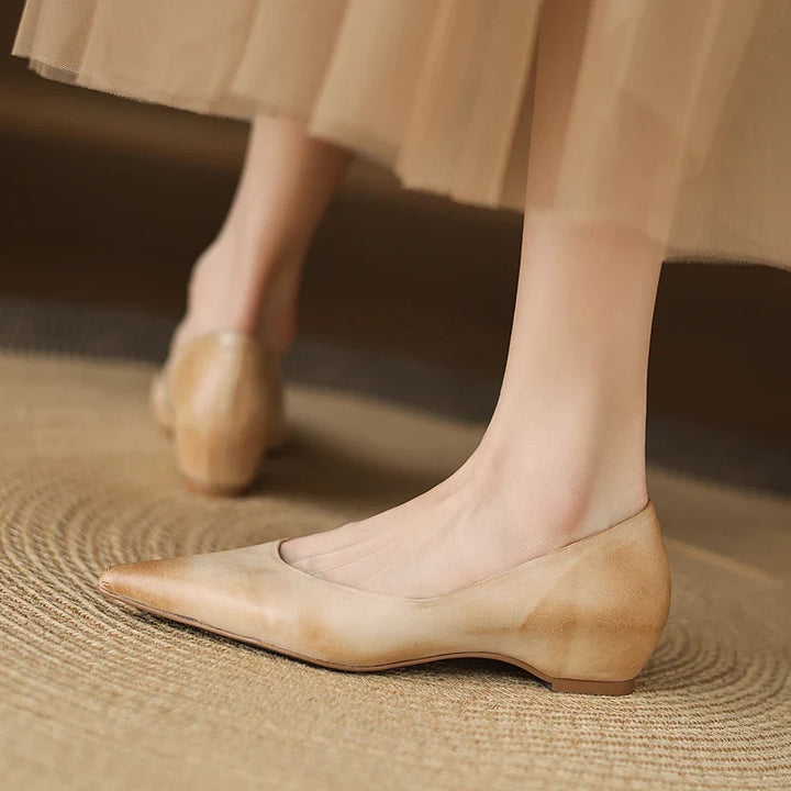 Avine Genuine Leather Flats
