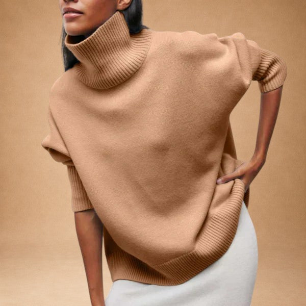 Katrielle - Comfortable High Neck Sweater