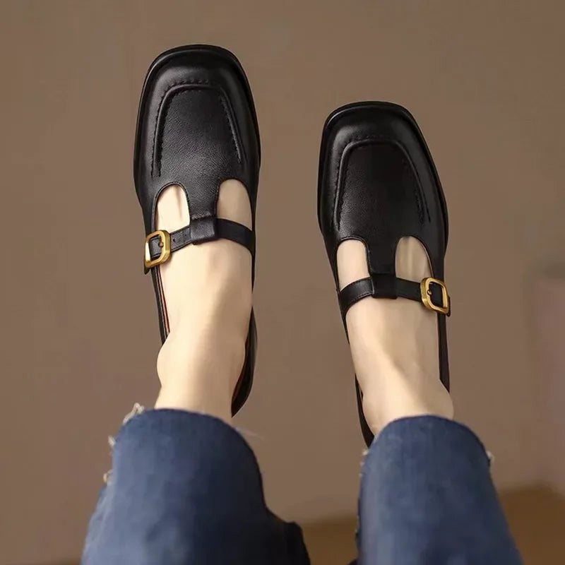 Emilia – Vintage Style T-Steg Shoes