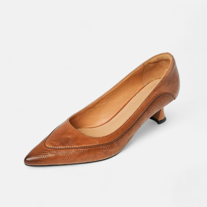 Augustinos | Leather Heeled Shoes
