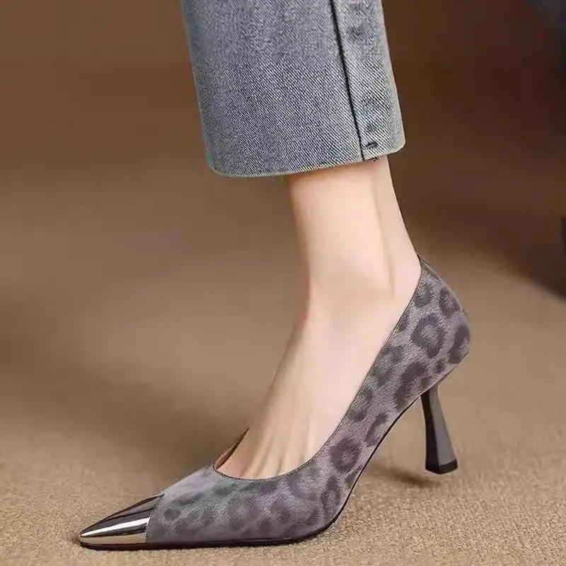 Authentic Leather Heels Livia