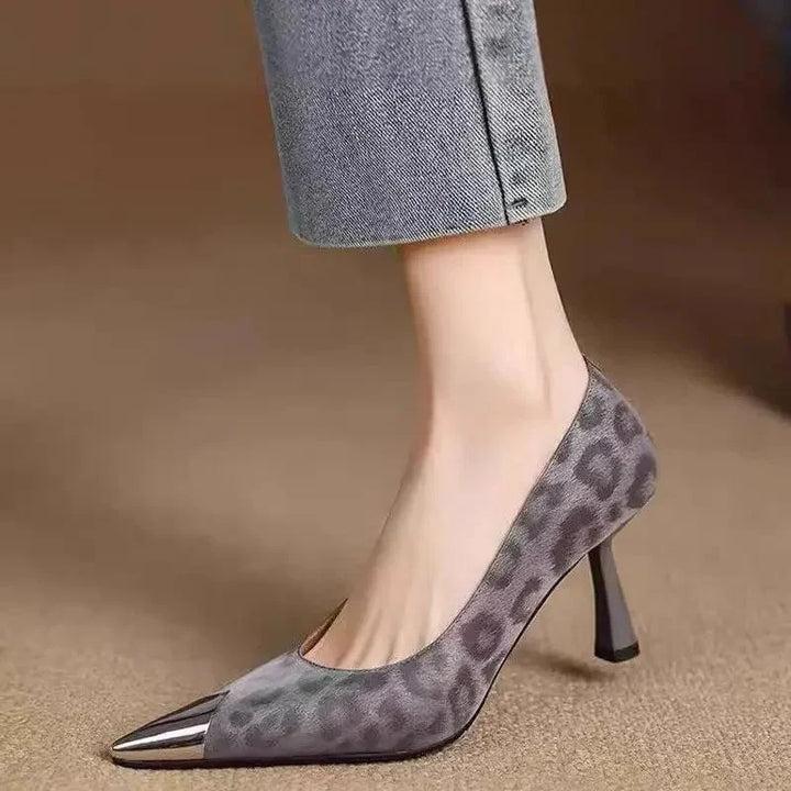 Authentic Leather Heels Livia