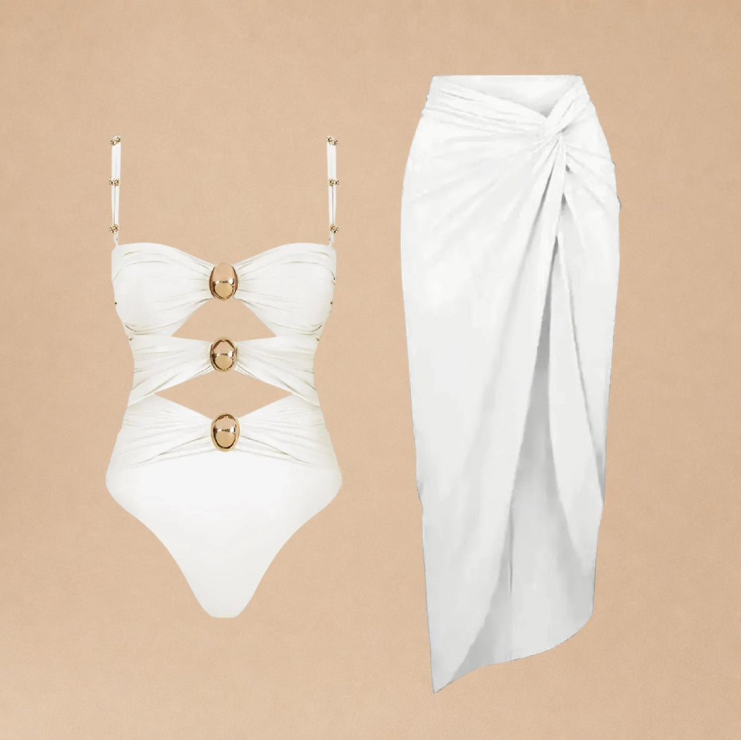 Raiz – Beach Twin Set with Satin Skirt
