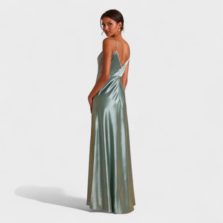 Lucia - Long Satin Dress