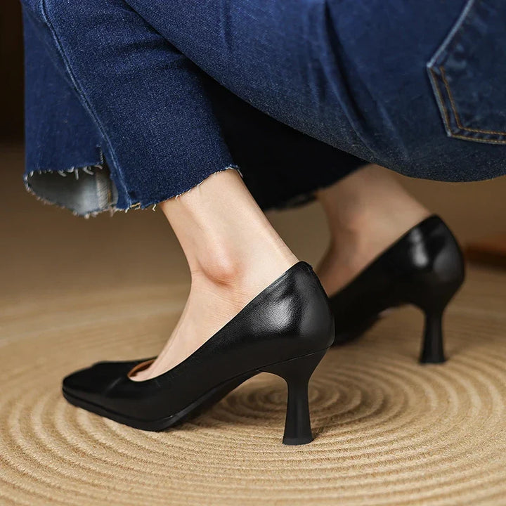 Authentic Leather High Heels