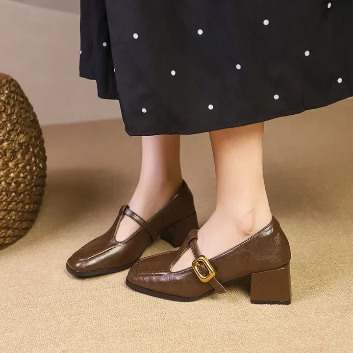 Ida – Classic Women's Shoes with Mid Heel