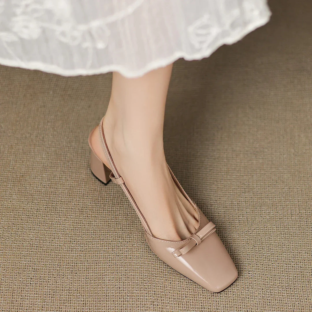 Authentic Leather Melani Ballerina Flats