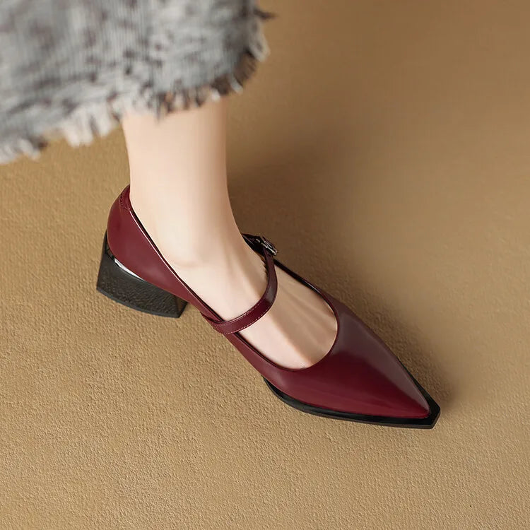 Authentic Leather Allure Heels