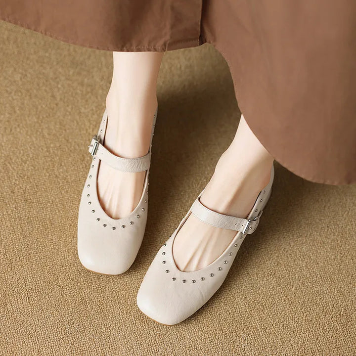 Elour Genuine Leather Heels