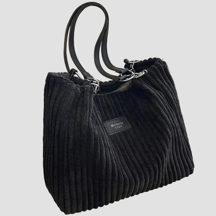 Xella - Soft Corduroy Shoulder Bag