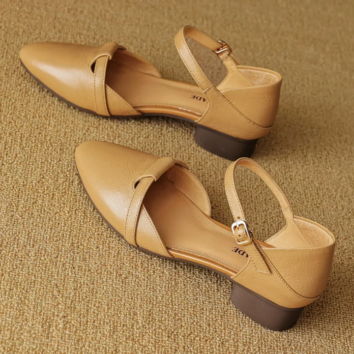 Authentic Leather Heels Laney