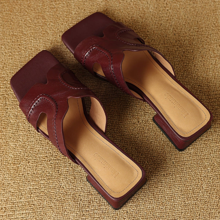 Orla Genuine Leather H-Strap Sandals