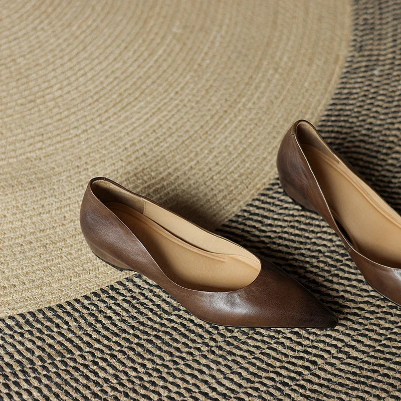 Avine Genuine Leather Flats