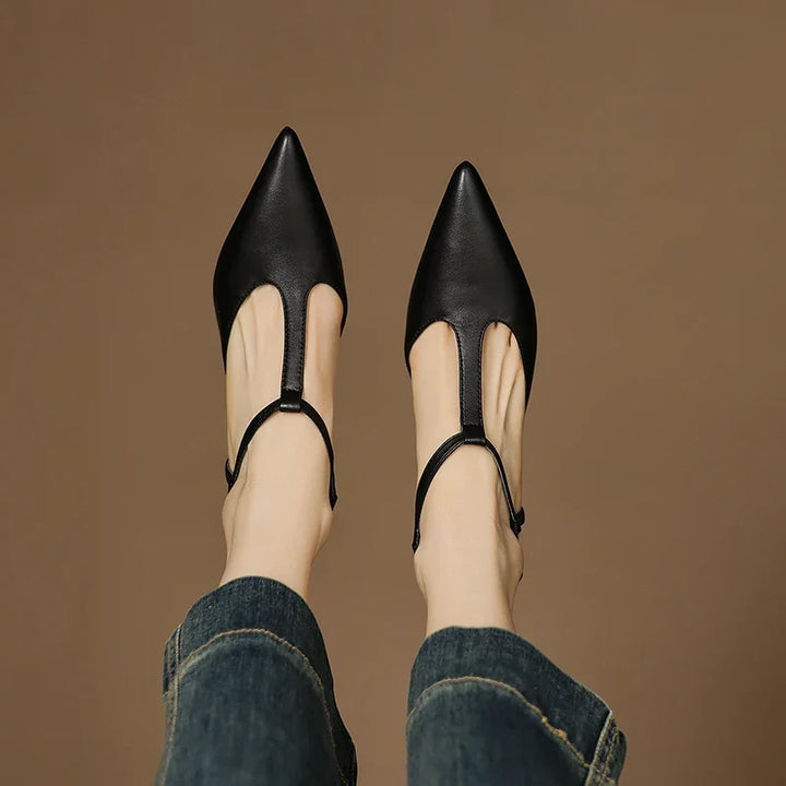Authentic Leather Heels Serava