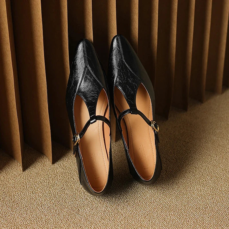 Ivra Genuine Leather Flats