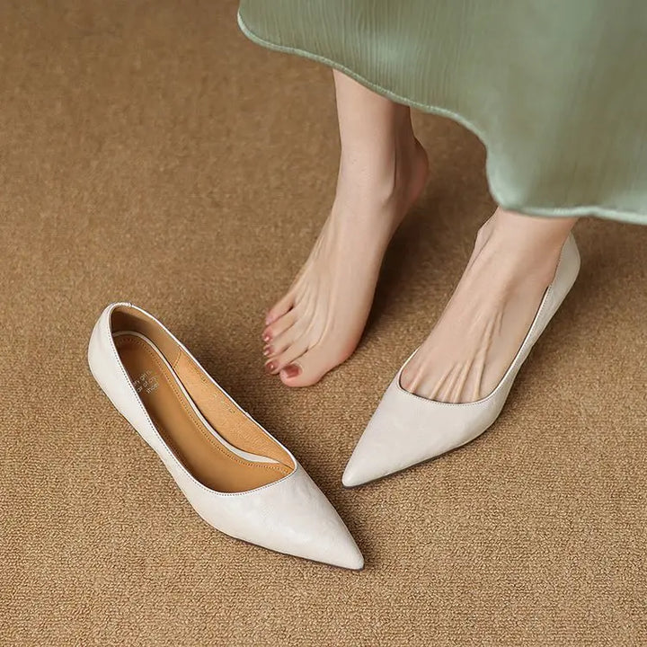 Avero Genuine Leather Heels