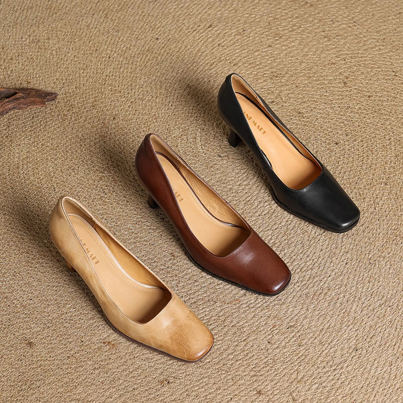 Diara Leather Heeled Shoes