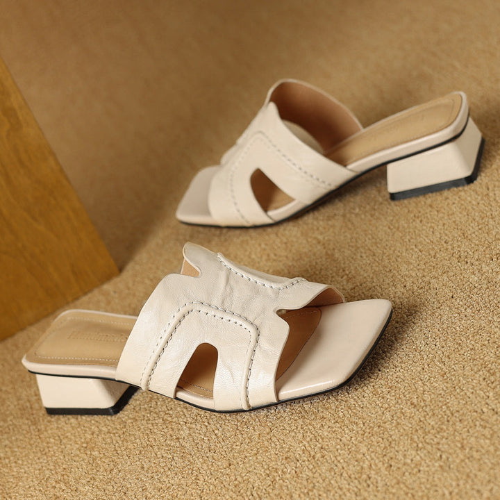 Orla Genuine Leather H-Strap Sandals