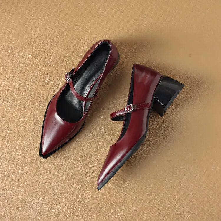 Authentic Leather Allure Heels