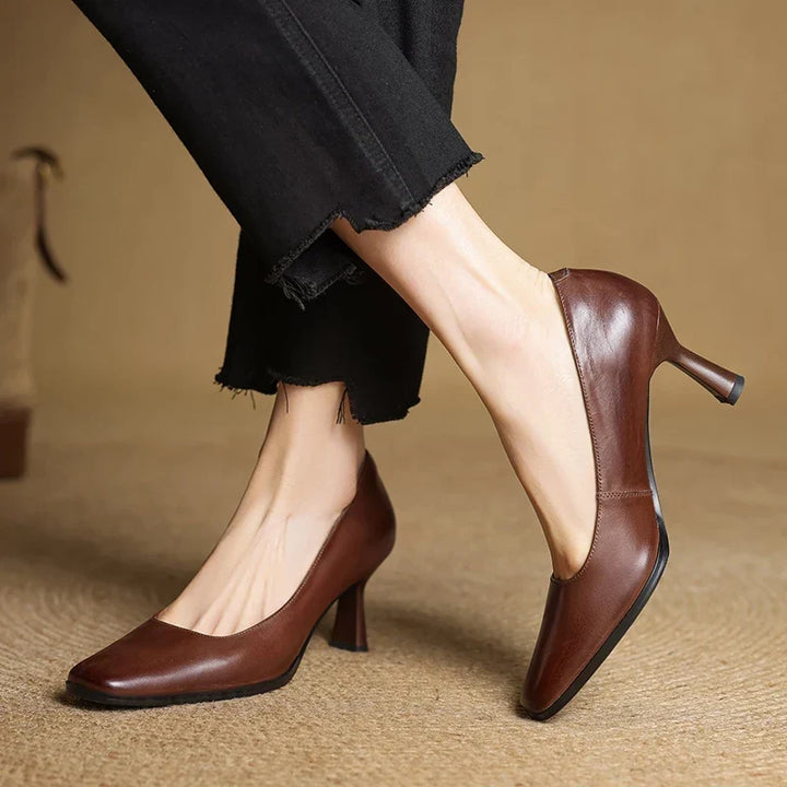 Diara Leather Heeled Shoes