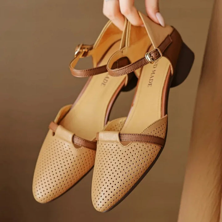Authentic Leather Heels Celal