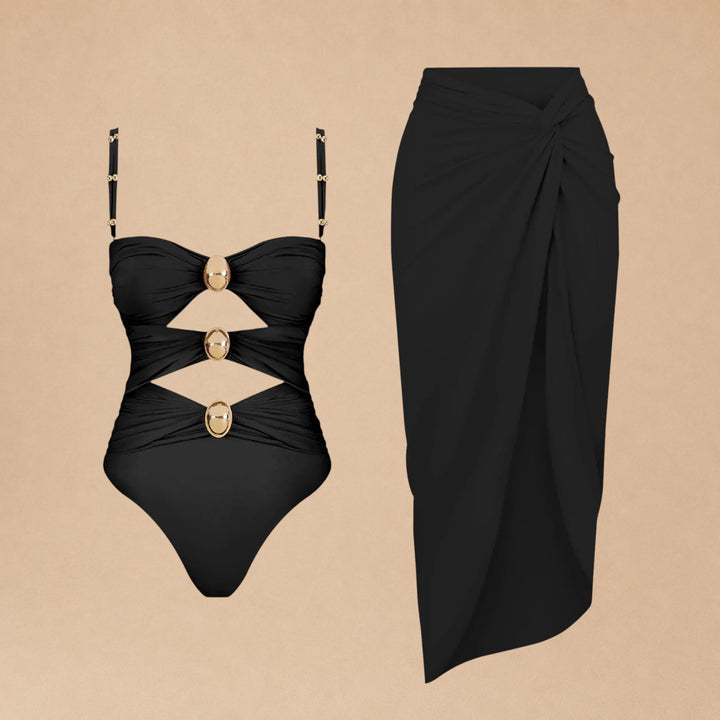 Raiz – Beach Twin Set with Satin Skirt