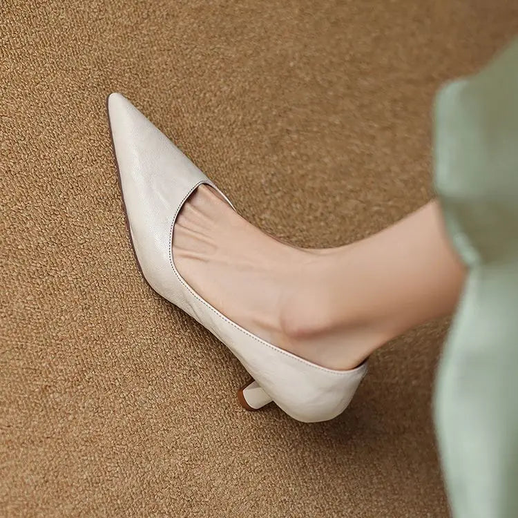 Avero Genuine Leather Heels
