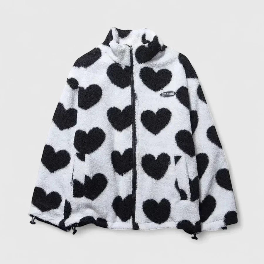 Aphroxyli - Warm Reversible Jacket with Soft Texture and Modern Style