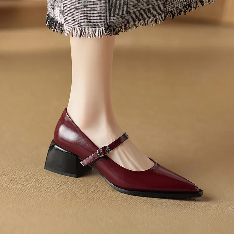 Authentic Leather Allure Heels