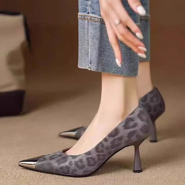 Authentic Leather Heels Livia