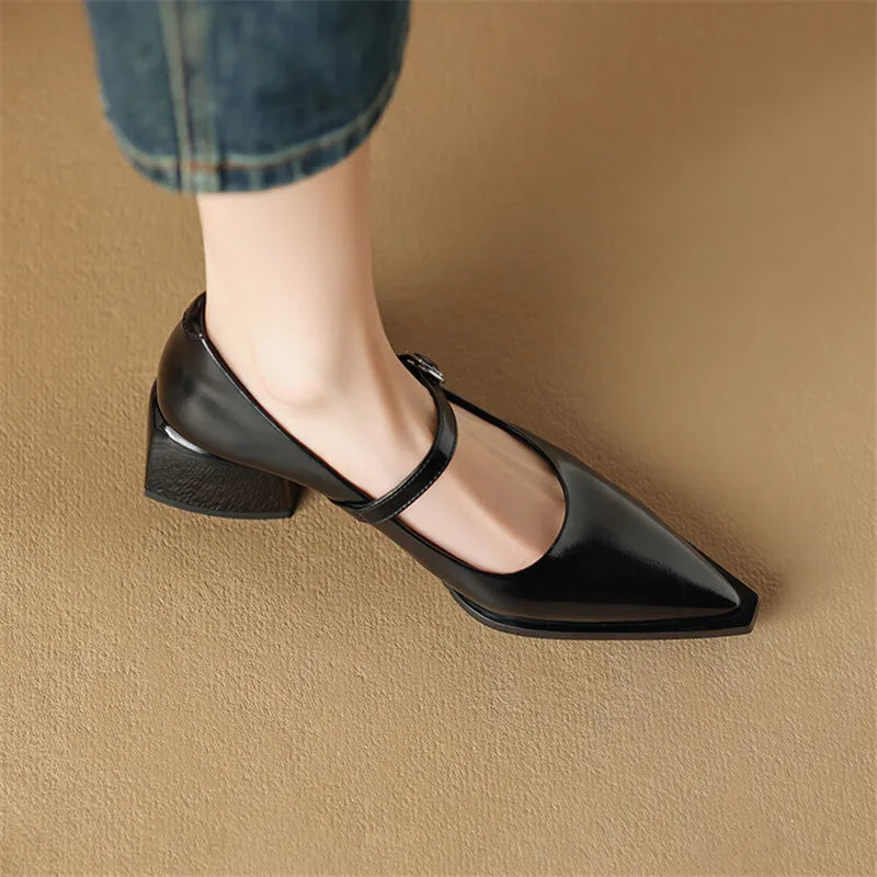 Authentic Leather Allure Heels