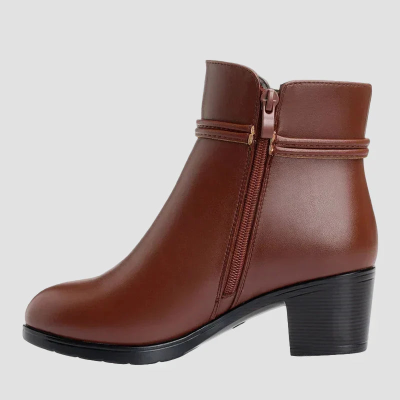 Frederica - Elegant Winter Boots with Zip