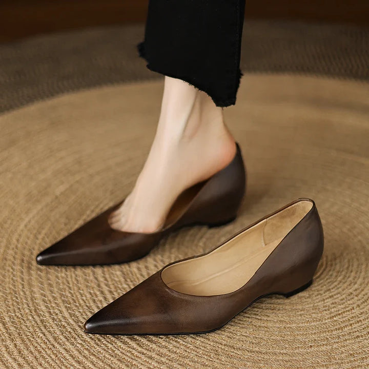 Avine Genuine Leather Flats