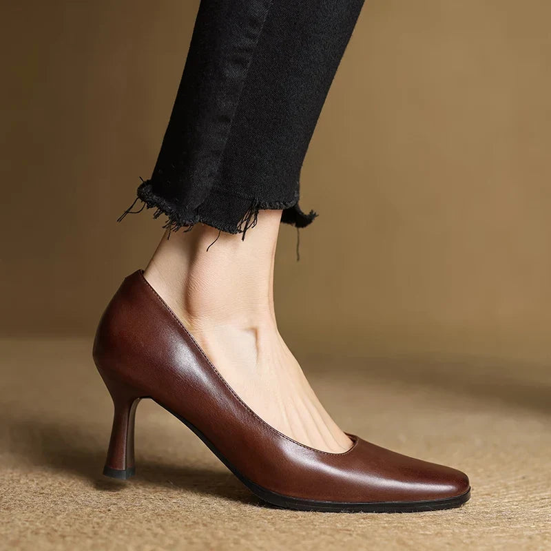 Diara Leather Heeled Shoes