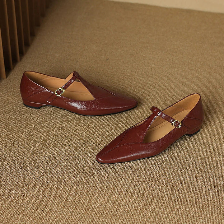 Ivra Genuine Leather Flats