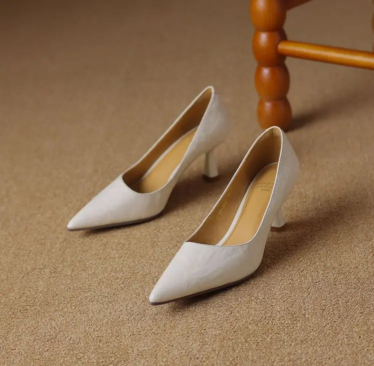 Avero Genuine Leather Heels