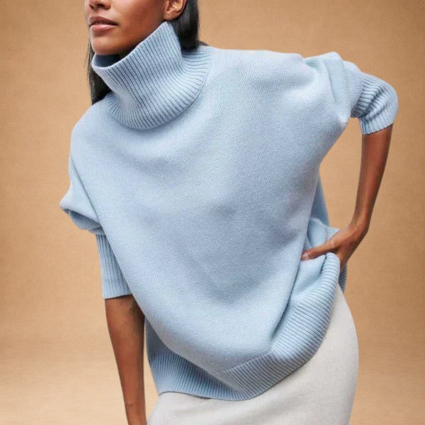 Katrielle - Comfortable High Neck Sweater