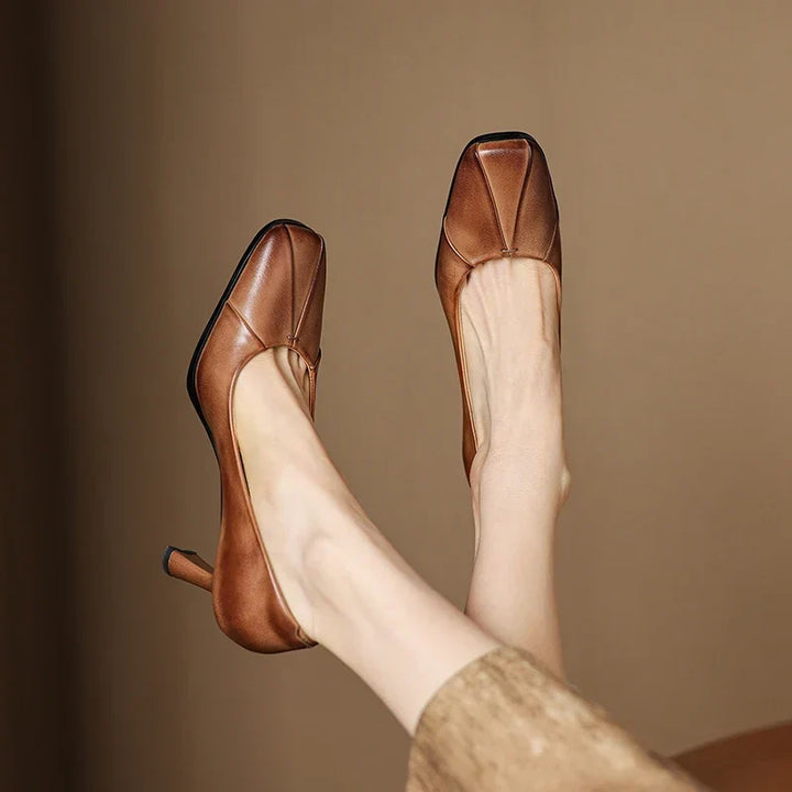 Authentic Leather High Heels