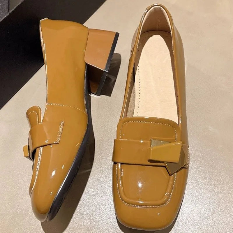 Block Heeled Mules