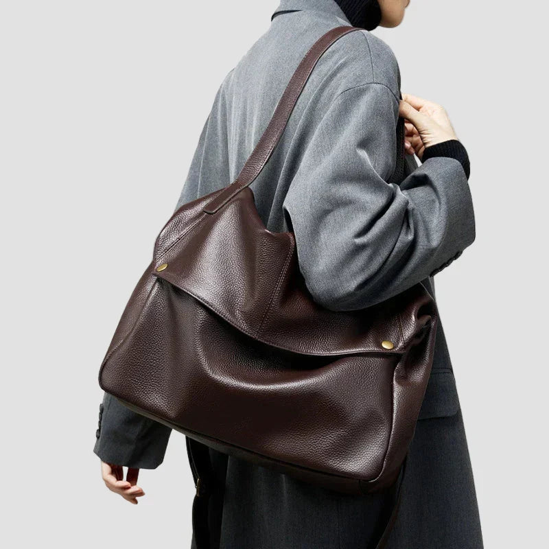 Adriani - Retro Genuine Leather Soft Minimalist Bag for Everyday Use