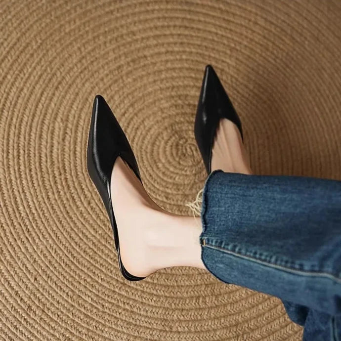 Eneva Leather Mules
