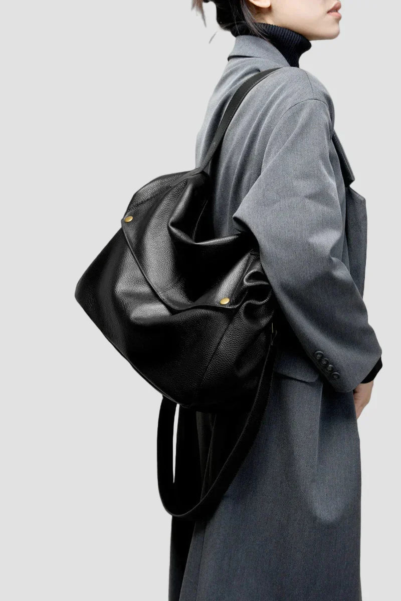 Adriani - Retro Genuine Leather Soft Minimalist Bag for Everyday Use
