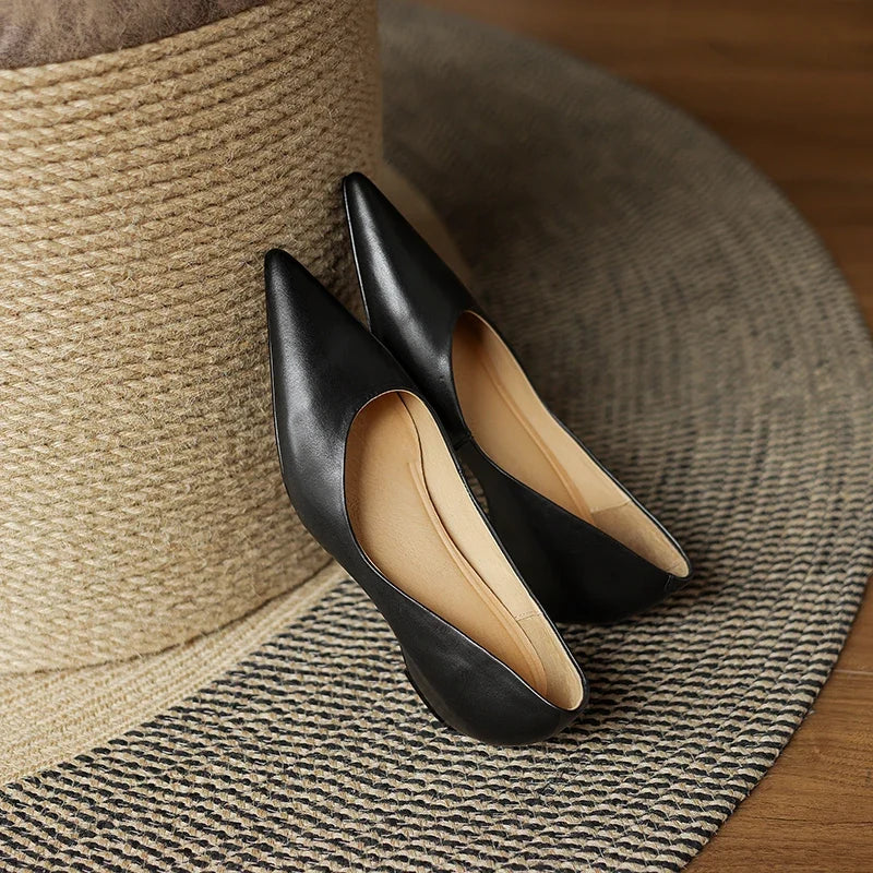 Avine Genuine Leather Flats
