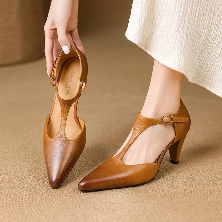 Authentic Leather Triana Heels