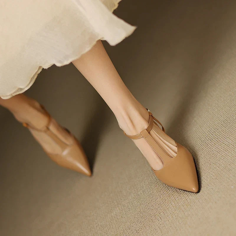 Authentic Leather Heels Serava