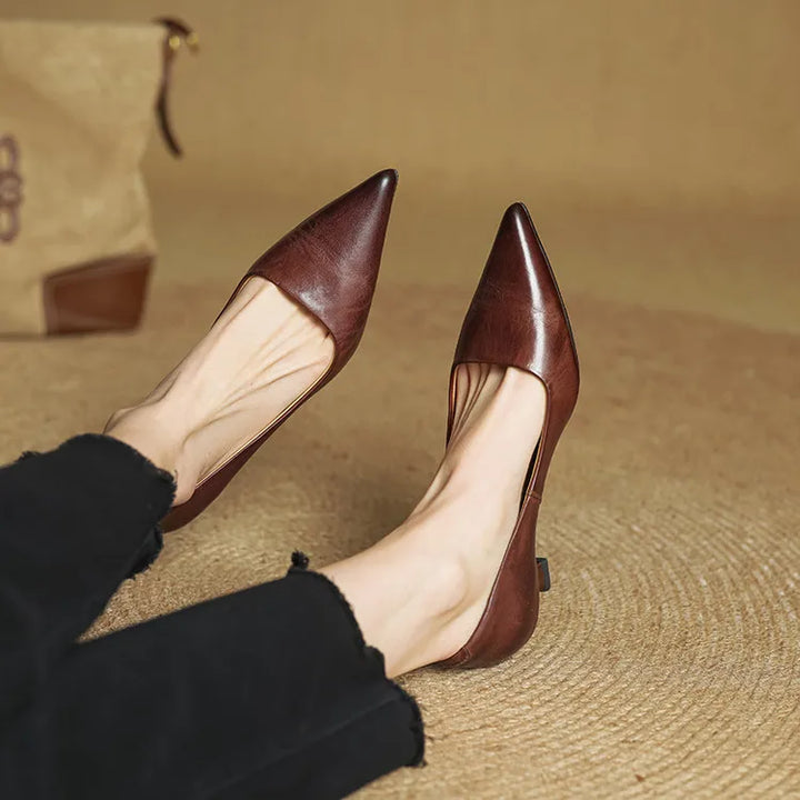 Genuine Leather Heels