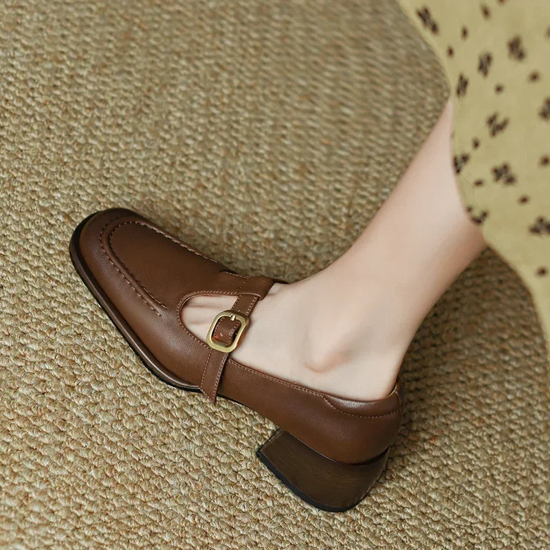 Emilia – Vintage Style T-Steg Shoes