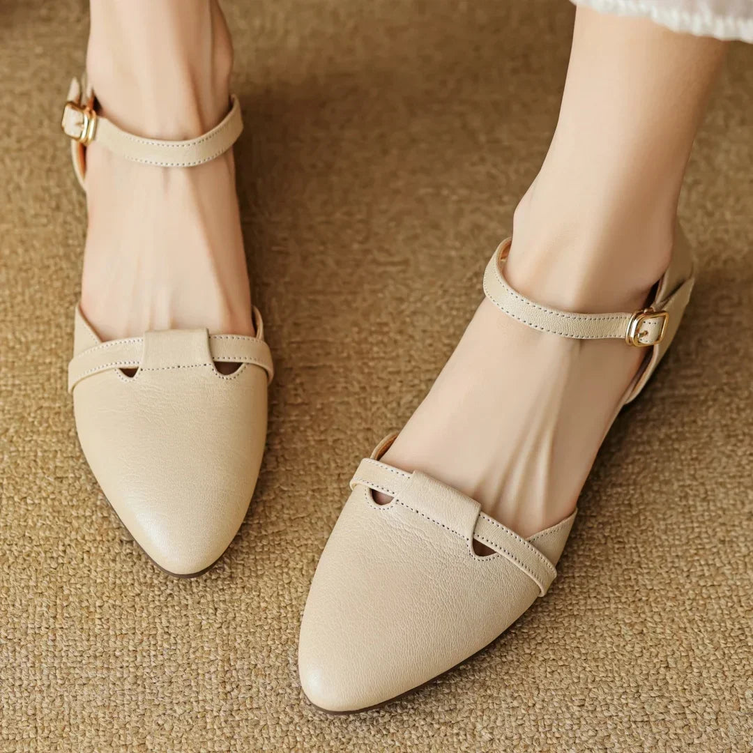 Authentic Leather Heels Laney