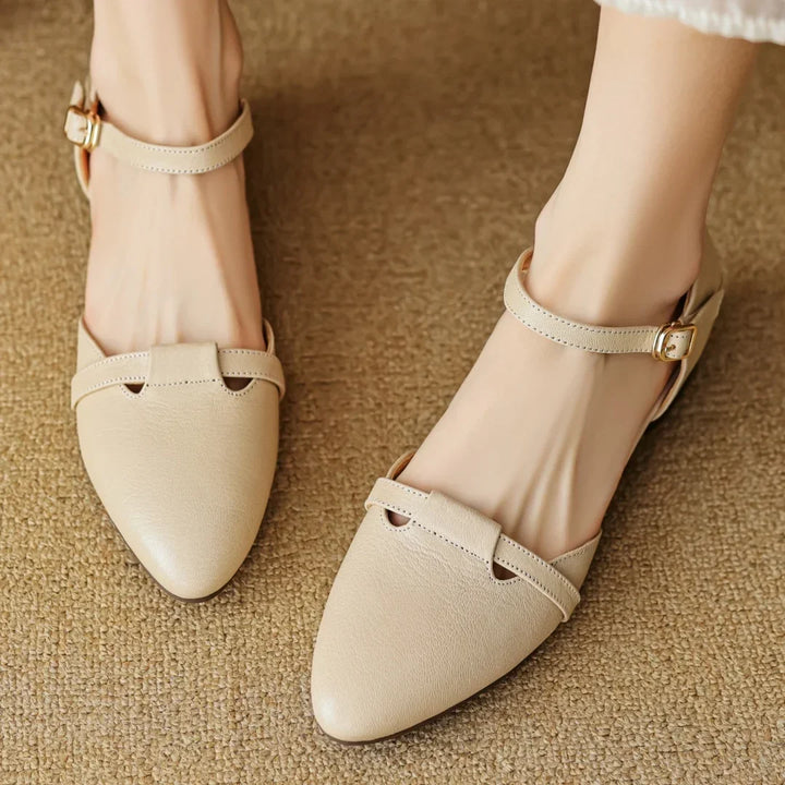 Authentic Leather Heels Laney